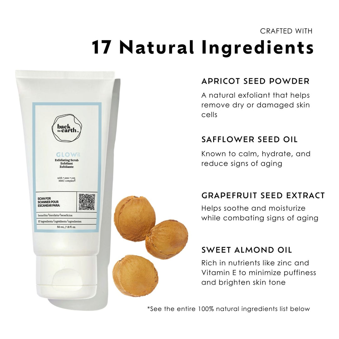 GLOW™ Exfoliating Scrub | Remove Dry Dead Skin